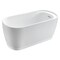 Aqua Eden 59.06 L, 28.56 W, Glossy White, Acrylic VTOV592925S - alternate 1
